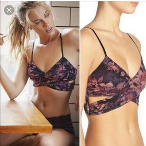 Free people front cross bralette